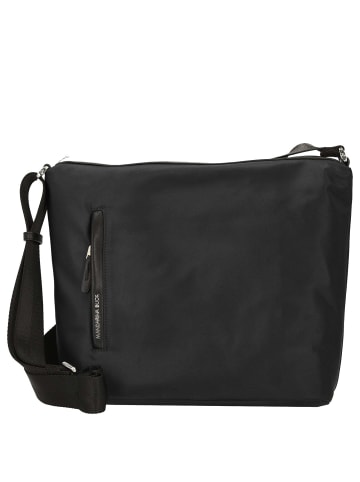 Mandarina Duck Hunter - Umhängetasche 30 cm (smoked pearl) in schwarz