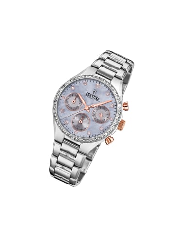 Festina Chronograph-Armbanduhr Festina Boyfriend silber mittel (ca. 36mm)