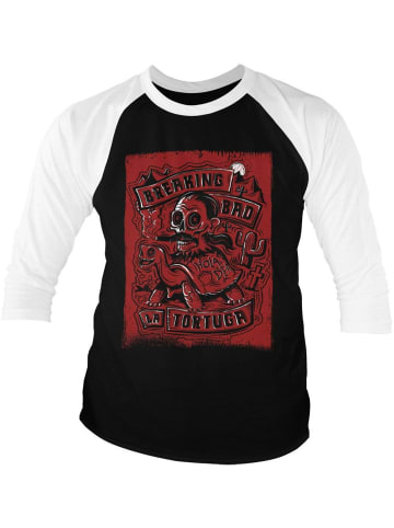 Breaking Bad Longsleeve "La Tortuga Hola Death Baseball Long Sleeve Tee" in Weiß