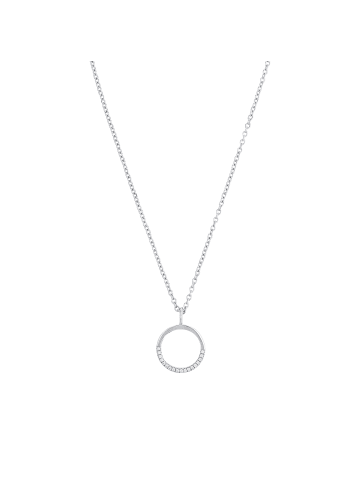 s.Oliver Kette mit Anhänger Silber 925, rhodiniert in Silber