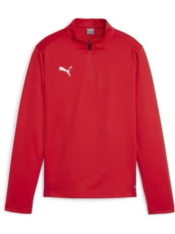 Puma T-Shirt "TeamGoal Training 1/4 Zip Top Jr" in Rot
