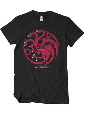 Game of Thrones T-Shirt "TargaryenFire & Blood T-Shirt" in Schwarz