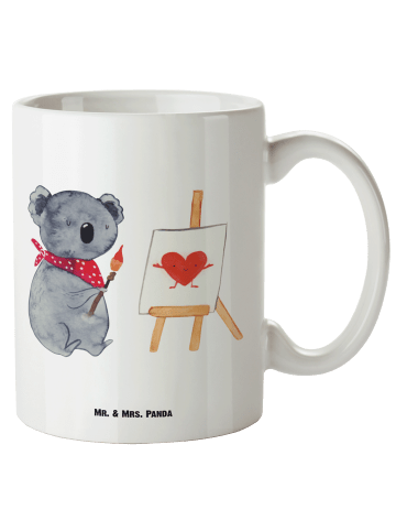 Mr. & Mrs. Panda Pott Koala Künstler ohne Spruch in Weiß