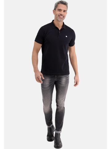 Lerros Poloshirt Basic in Weiß / schwarz