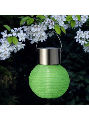 MARELIDA LED Solar Mini Lampion Gartenlampion D: 7cm in grün
