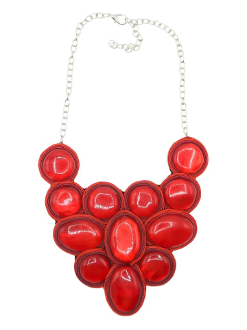 collezione alessandro Kurze Kette " Lava " in rot