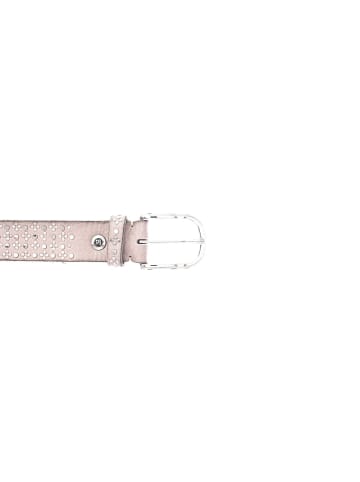 b.belt Nietengürtel Leder in rose