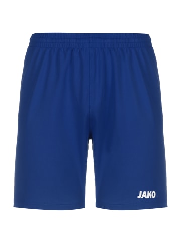 Jako Trainingsshorts Premium in blau / weiß