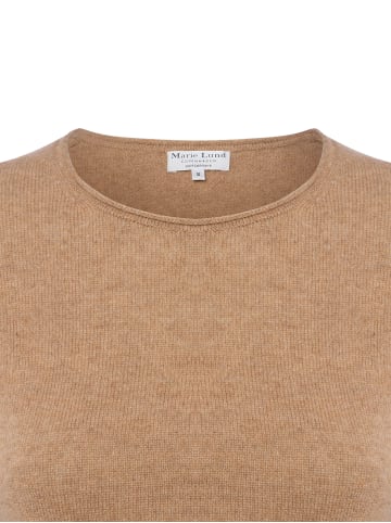 Marie Lund Strickpullover in camel - 0003