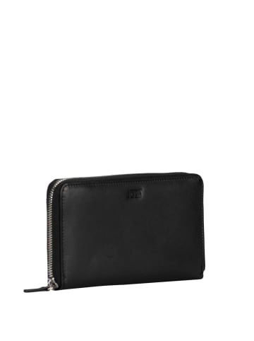 Jost Odense Geldbörse RFID Schutz Leder 19 cm black