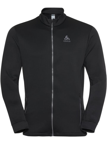 Odlo Jacke "Midlayer Full Zip Berra" in Schwarz