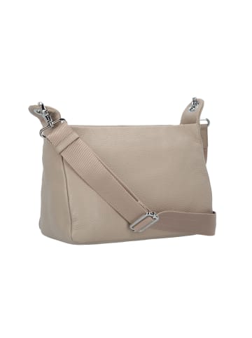 Mandarina Duck Mellow Umhängetasche Leder 29 cm in warm taupe
