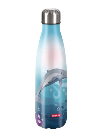 Step by Step Edelstahl-Trinkflasche Dolphin Pippa in blau