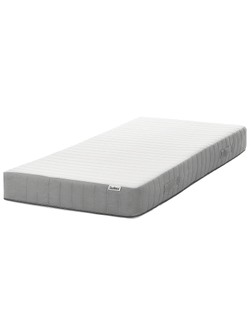 Beliani Matratze ROOMY in Weiß/Grau - (W) 90 x (H) 20 x (L) 200 cm