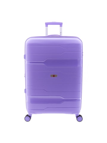 Gladiator 3800 4 Rollen Trolley 77 cm mit Dehnfalte in lavender