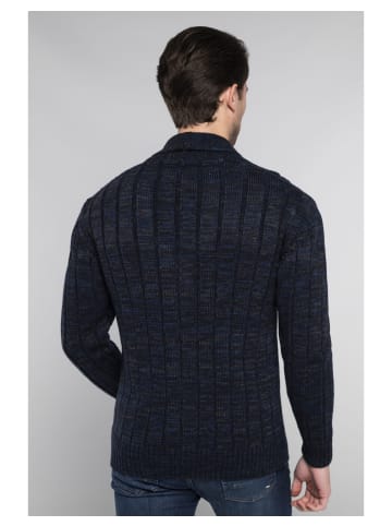 CARISMA Strickjacke Strickjacke mit Zopfmuster in Navy