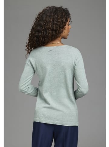 Laura Scott Strickpullover in salbei