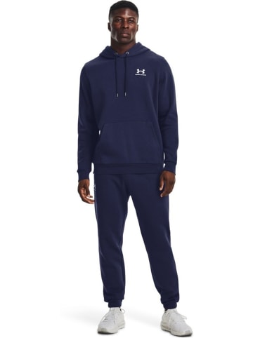 Under Armour Hoodie "UA Essential Fleece Hoodie" in Blau