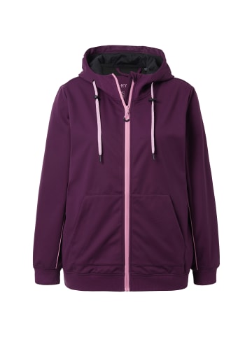 Ulla Popken Softshelljacke in traubenrot