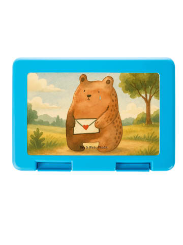 Mr. & Mrs. Panda Bentobox Bär Vermissen Design ohne Spruch in Weiß