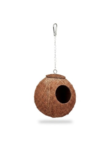 relaxdays 2 x Vogelhaus in Natur