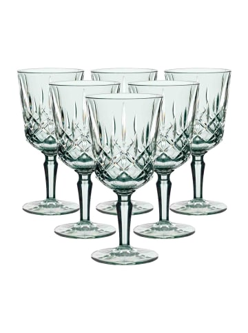 Nachtmann 6er Set Cocktail- / Weingläser Noblesse Colors 355 ml in Mint