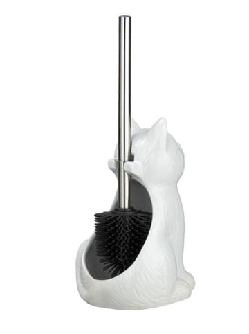 Wenko CAT WC-Bürste in Weiß, (B) 14 x (H) 22 x (L) 17 cm