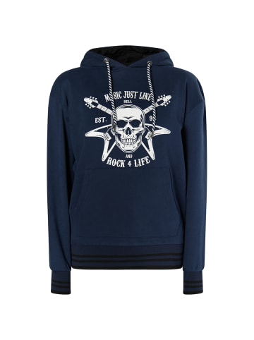 myMo ROCKS Damen Hoodie in Marine