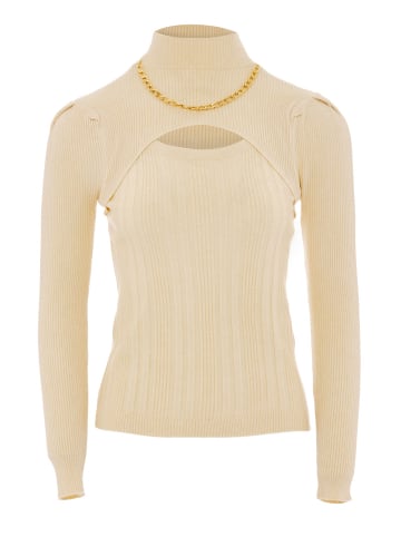 nascita Damen Strickpullover in Wollweiss