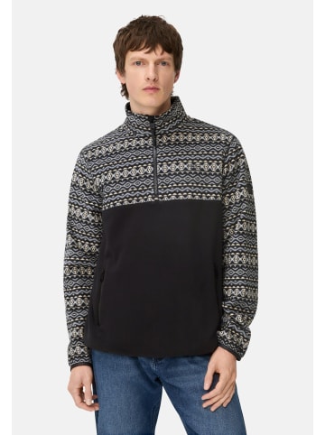 Camel Active Fleecetroyer mit Reißverschlusstaschen in Navyblau