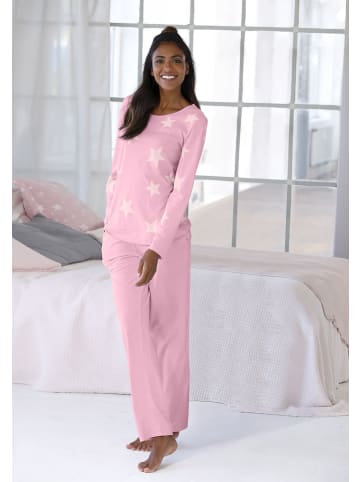 ARIZONA Pyjama in rosa-Sterne