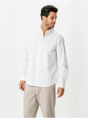 TeeShoppen Hemd Linen Blend in White