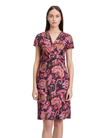 CARTOON Jerseykleid mit Raffung in Violett/Rosa