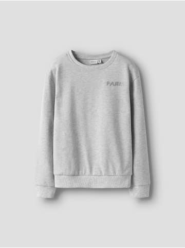 name it Sweatshirt in Light Grey Melange