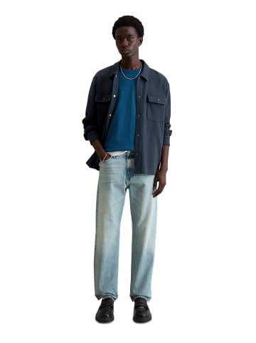 Marc O'Polo DENIM Sweat-Overshirt relaxed in Navy Teal