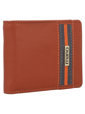 mano Don Leonardo Geldbörse RFID Leder 10 cm cognac