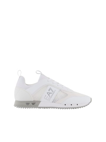 EA7 Sneaker 'Black & White Carbon' in weiss