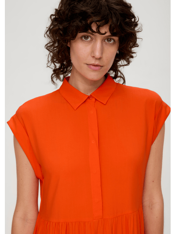 s.Oliver Kleid lang in Orange