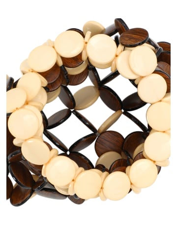 FELIPA Damen Handtasche in Braun Mehrfarbig