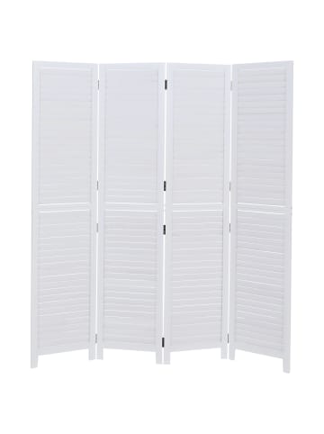 MCW Paravent C30b 180x161cm, Shabby weiß