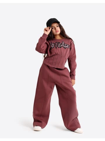 SOLANG Freizeitanzug in Burgunderrot