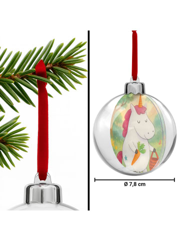 Mr. & Mrs. Panda Weihnachtsbaumschmuck Einhorn Vegan Design ohne... in Weiß
