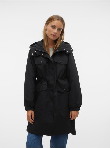 Vero Moda Langer Parka in Black
