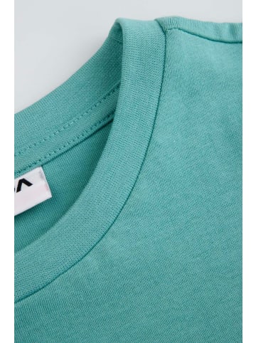 MOKIDA Baumwoll-T-Shirt mit kurzen Ärmeln in grün