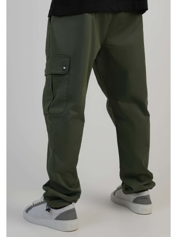 SikSilk Cargohose Loose Fit Cargos in Khaki Green