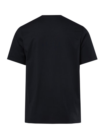 Men Plus Kurzarm T-Shirt in schwarz
