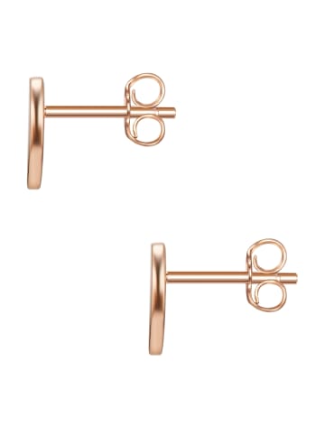 Glanzstücke München Ohrstecker Herz Sterling Silber in roségold