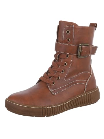 Ital-Design Stiefelette in Camel