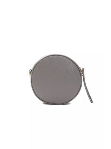 Pompei Donatella Grau Leder Damen Umhänge- Tasche