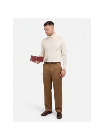 Polo Geldbörse RFID Schutz Leder 12 cm rot